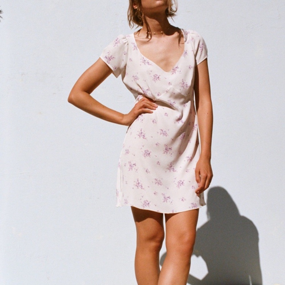 Lily Ashwell silk mini dress